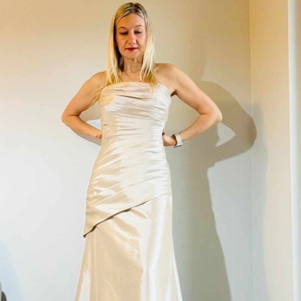 Mori Lee New Party Dress With Tag Size 12 Gold Colour